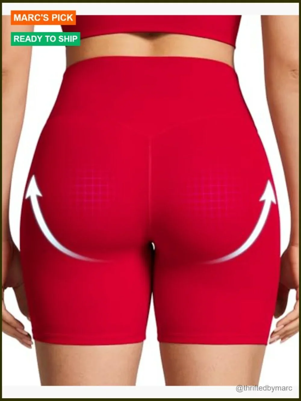 High Waisted Tummy Control Biker Shorts 6